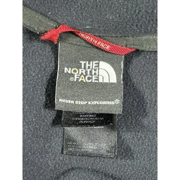 The North Face Men's Gray Blue Full-Zip Fleece Hoodie Athletic Jacket Size M 304 - Picture 6 of 11